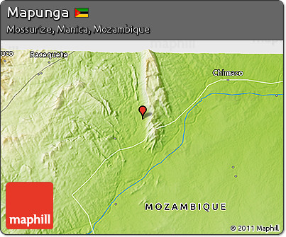 Physical 3D Map of Mapunga
