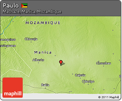 Physical 3D Map of Paulo