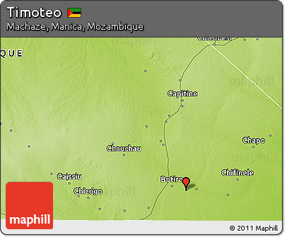 Physical 3D Map of Timoteo