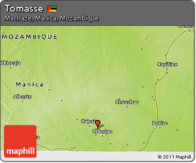 Physical 3D Map of Tomasse
