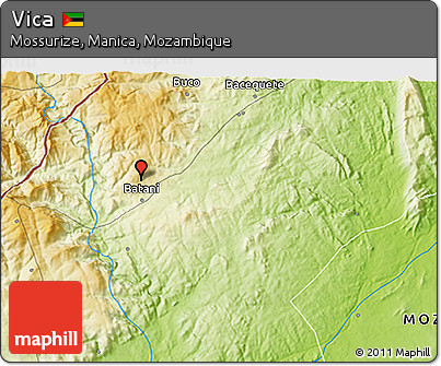 Physical 3D Map of Vica