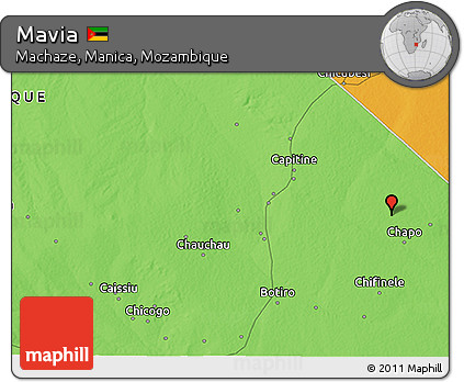 Political 3D Map of Mavia
