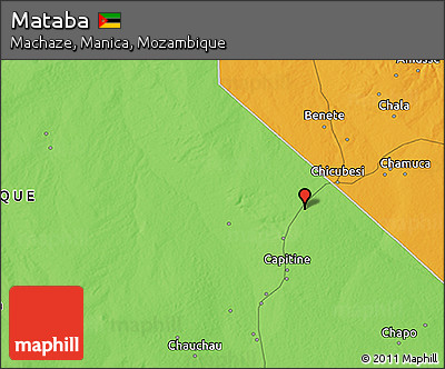 Political 3D Map of Mataba