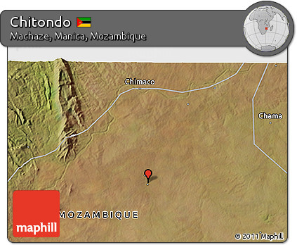 Satellite 3D Map of Chitondo