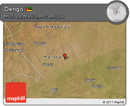 Satellite 3D Map of Dengo
