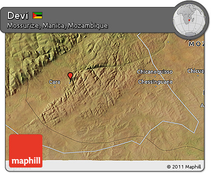Satellite 3D Map of Devi
