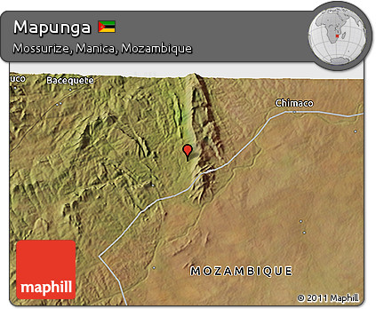 Satellite 3D Map of Mapunga