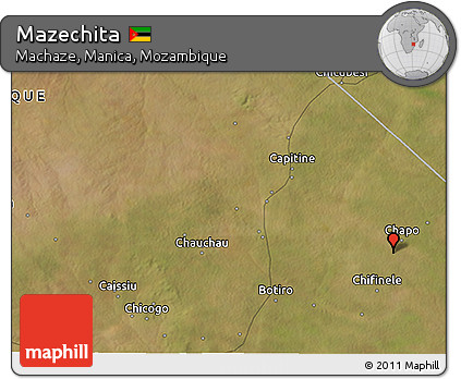 Satellite 3D Map of Mazechita