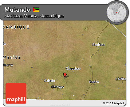 Satellite 3D Map of Mutando