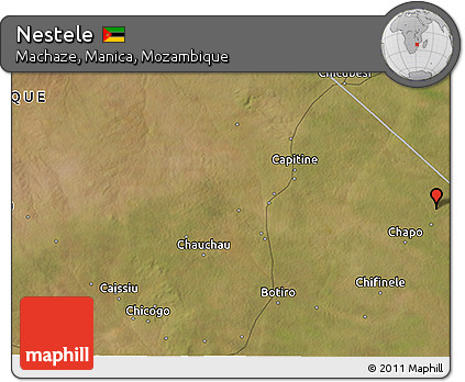 Satellite 3D Map of Nestele