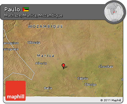 Satellite 3D Map of Paulo