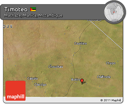 Satellite 3D Map of Timoteo