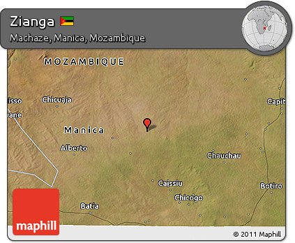 Satellite 3D Map of Zianga