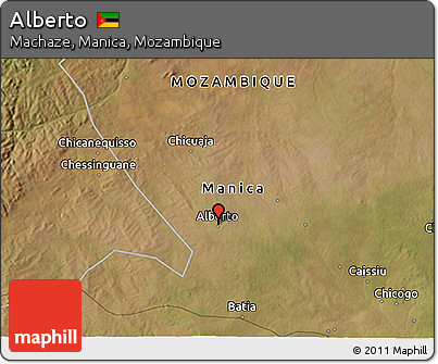 Satellite 3D Map of Alberto