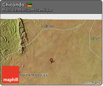 Satellite 3D Map of Chitondo