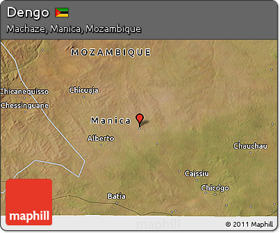 Satellite 3D Map of Dengo