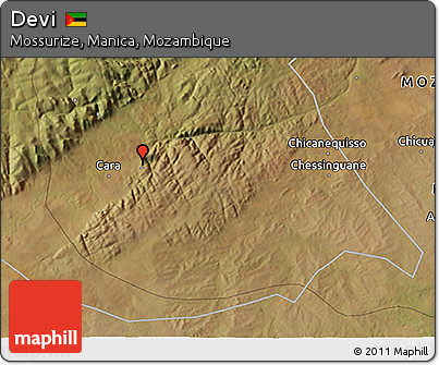 Satellite 3D Map of Devi