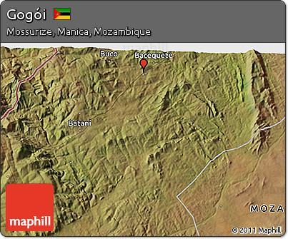 Satellite 3D Map of Gogói
