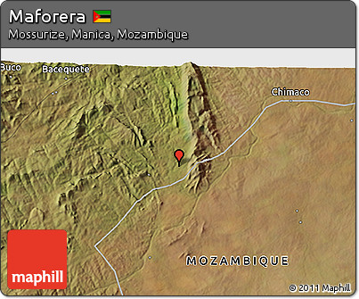 Satellite 3D Map of Maforera