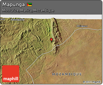 Satellite 3D Map of Mapunga