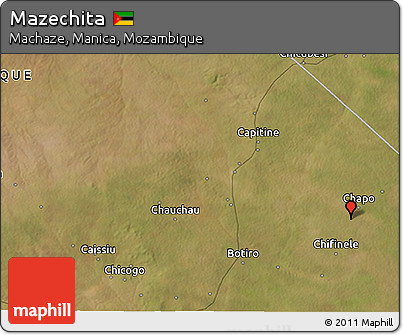 Satellite 3D Map of Mazechita