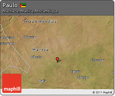 Satellite 3D Map of Paulo