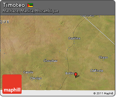 Satellite 3D Map of Timoteo