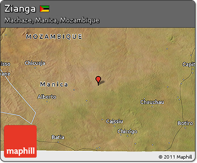 Satellite 3D Map of Zianga
