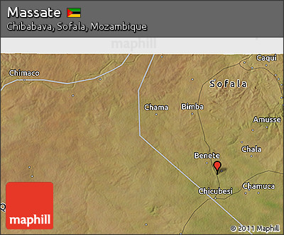 Satellite 3D Map of Massate