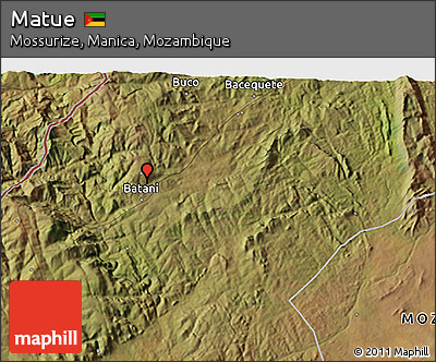 Satellite 3D Map of Matue