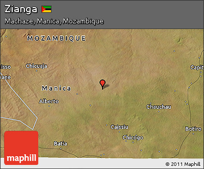 Satellite 3D Map of Zianga