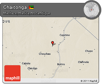 Shaded Relief 3D Map of Chaitonga