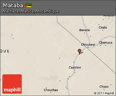 Shaded Relief 3D Map of Mataba