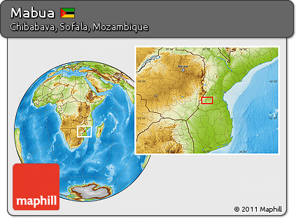Physical Location Map of Mabua
