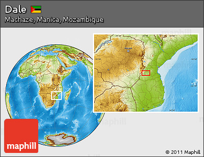 Physical Location Map of Dale
