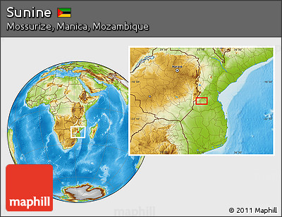 Physical Location Map of Sunine