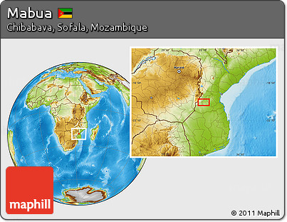 Physical Location Map of Mabua