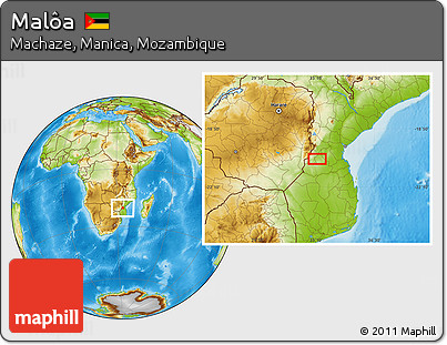Physical Location Map of Malôa