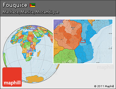 Political Location Map of Fouquice