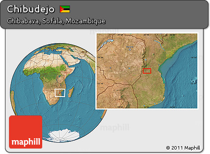 Satellite Location Map of Chibudejo