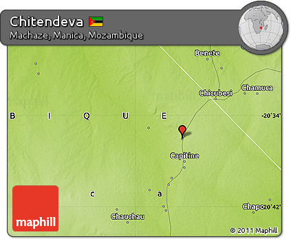 Physical Map of Chitendeva