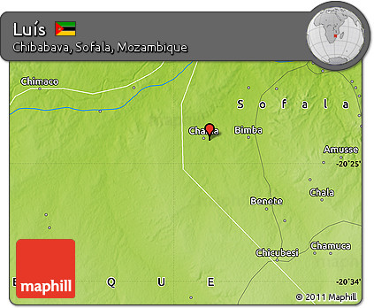 Physical Map of Luís