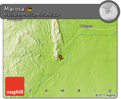 Physical Map of Macosa