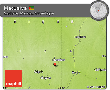 Physical Map of Macuaiva