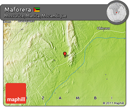 Physical Map of Maforera