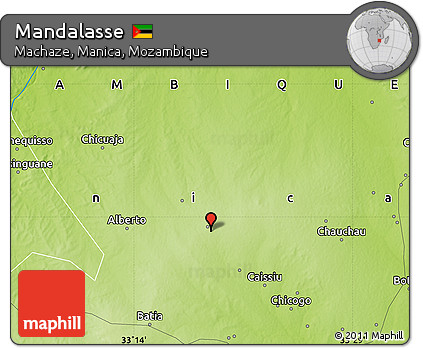 Physical Map of Mandalasse