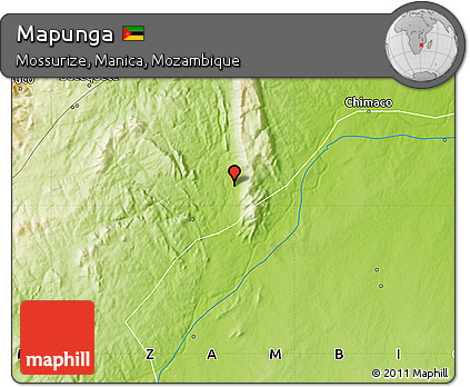 Physical Map of Mapunga