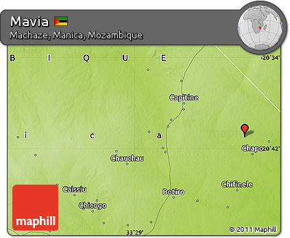 Physical Map of Mavia
