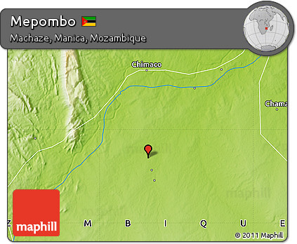Physical Map of Mepombo