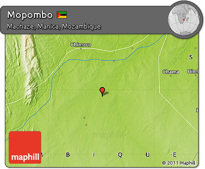 Physical Map of Mopombo